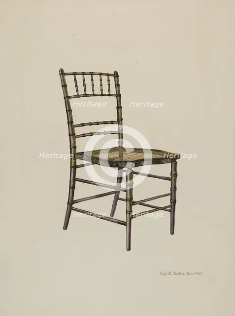 Chair, c. 1939. Creator: Ralph Morton.