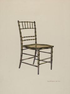 Chair, c. 1939. Creator: Ralph Morton