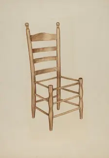 Chair, c. 1941. Creator: Louita Gourley