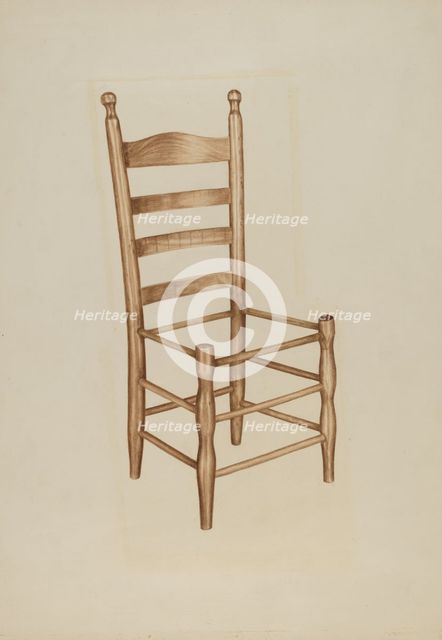 Chair, c. 1941. Creator: Louita Gourley.