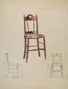 Chair, c. 1941. Creator: Wellington Blewett