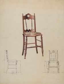 Chair, c. 1941. Creator: Wellington Blewett
