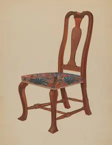 Chair for Bliss House, 1935/1942. Creator: Arthur Johnson