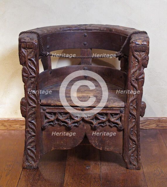 Chair, Italian, 15th century. Creator: Unknown.