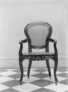 Chair of Abraham Lincoln, (1914). Creator: Harris & Ewing