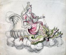 Chair of Médée c1675. Artist: Jean Berain