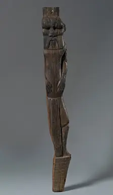 Chair or Bed Leg with the God Bes, 1540-1296 BC. Creator: Unknown