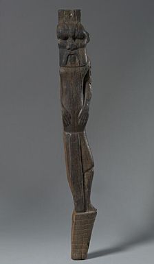 Chair or Bed Leg with the God Bes, 1540-1296 BC. Creator: Unknown
