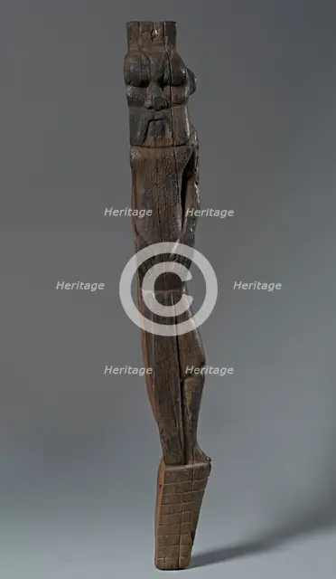 Chair or Bed Leg with the God Bes, 1540-1296 BC. Creator: Unknown.