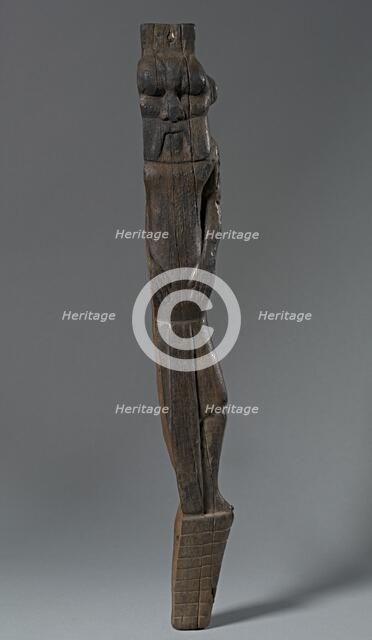 Chair or Bed Leg with the God Bes, 1540-1296 BC. Creator: Unknown.