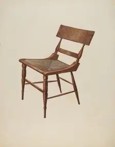 Chair (Samuel Chase), 1935/1942. Creator: James Fisher