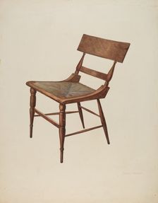 Chair (Samuel Chase), 1935/1942. Creator: James Fisher