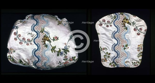 Chair Seat and Back Panel, France, 18th century. Creator: Unknown.