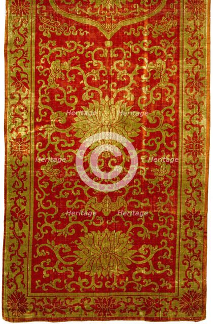 Chair Seat Cover, about 1850-1890. Creator: Unknown.