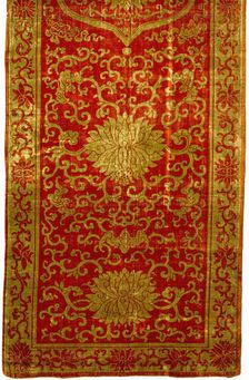 Chair Seat Cover, about 1850-1890. Creator: Unknown