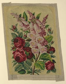 Chair Seat, England, 19th century. Creator: Unknown