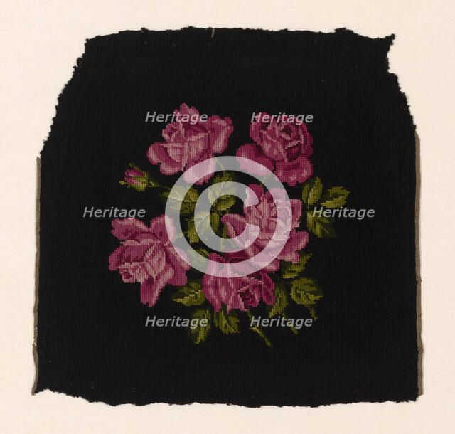 Chair Seat, England, c. 1880. Creator: Unknown.