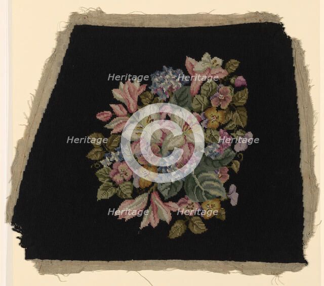 Chair Seat, England, c. 1880. Creator: Unknown.