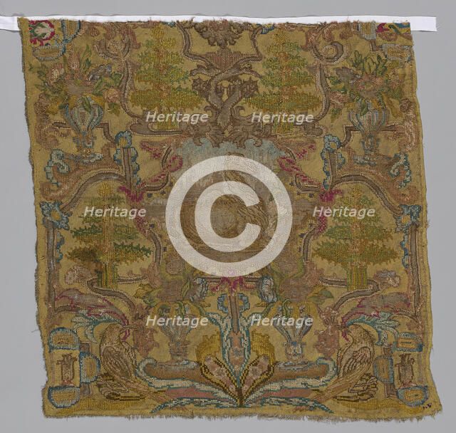 Chair Seat, France, 17th century. Creator: Unknown.