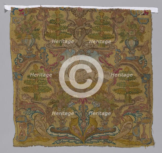 Chair Seat, France, 17th century. Creator: Unknown.