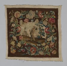 Chair Seat, France, 18th century. Creator: Unknown