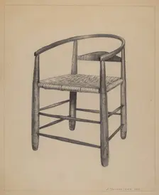 Chair-Round-A-Bout, 1937. Creator: J. Howard Iams