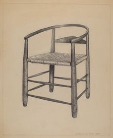 Chair-Round-A-Bout, 1937. Creator: J. Howard Iams
