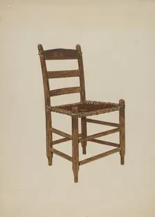 Chair (Ranch Type), c. 1937. Creator: Ellen Duncan