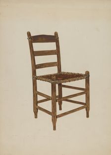 Chair (Ranch Type), c. 1937. Creator: Ellen Duncan
