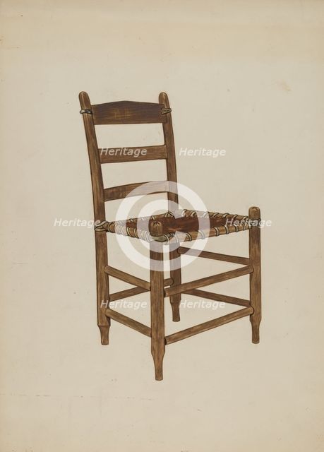 Chair (Ranch Type), c. 1937. Creator: Ellen Duncan.