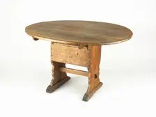 Chair Table, 17th century. Creator: Unknown