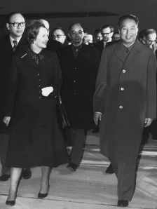 Chairman Hua Kuo-Feng of China arrives at Heathrow Airport, 28th October 1979