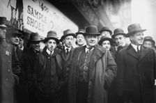 Chairman McCall at subway fire, 1/6/15, 1915. Creator: Bain News Service