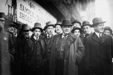 Chairman McCall at subway fire, 1/6/15, 1915. Creator: Bain News Service