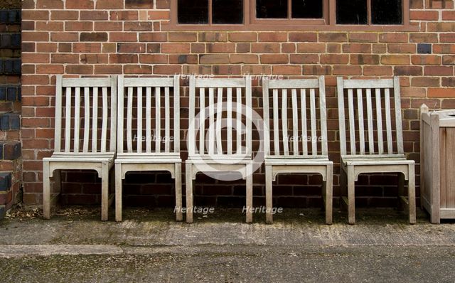 Chairs, Boscobel House, Boscobel, Shropshire, 2010. Creator: Peter Williams.
