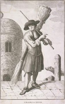 Chairs to Mend Cries of London, c1750. Artist: JM