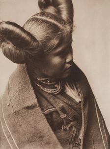 Chaiwa - Tewa Profile, 1921. Creator: Edward Sheriff Curtis