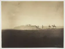 Chalons Encampment: Maneuvers on October 3 (Camp de Châlons: manoeuvres du 3 octobre), 1857. Creator: Gustave Le Gray