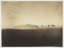 Chalons Encampment: Maneuvers on October 3 (Camp de Châlons: manoeuvres du 3 octobre), 1857. Creator: Gustave Le Gray