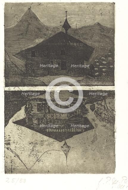 Chalet, 1899. Creator: Paula Modersohn-Becker.