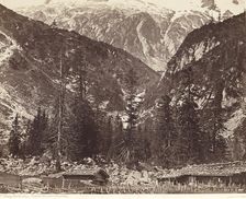 Chalet de Handeck, Hasli Valley, Canton Bern, Switzerland, c. 1860. Creators: Auguste-Rosalie Bisson, Louis-Auguste Bisson