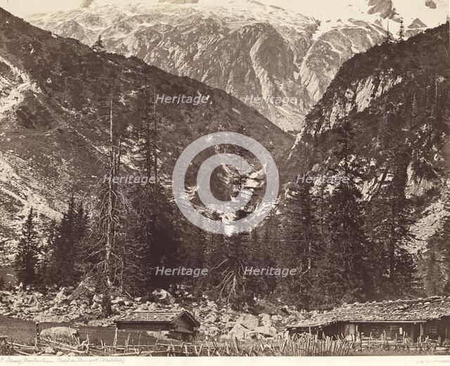 Chalet de Handeck, Hasli Valley, Canton Bern, Switzerland, c. 1860. Creators: Auguste-Rosalie Bisson, Louis-Auguste Bisson.