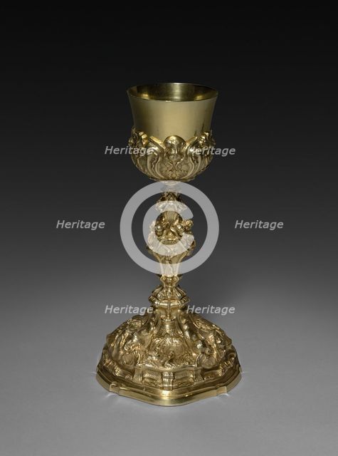 Chalice, 1732. Creator: Antonio Lopez (Spanish).