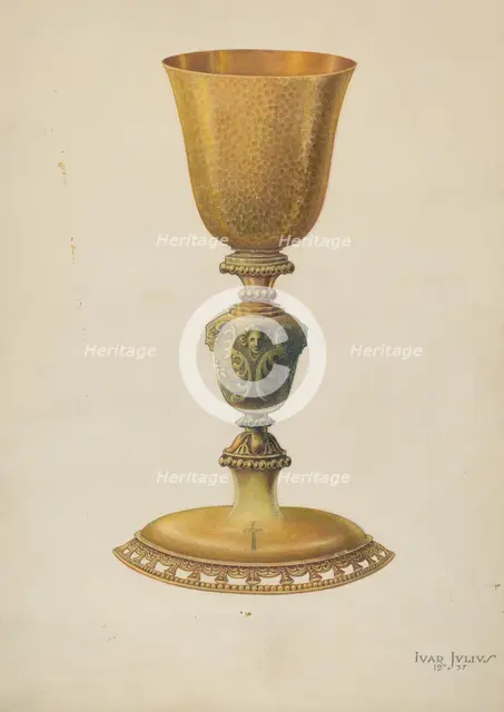 Chalice, 1937. Creator: Ivar Julius.