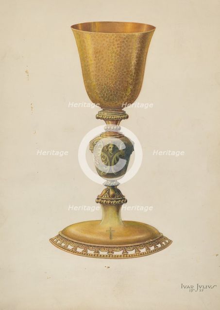 Chalice, 1937. Creator: Ivar Julius.
