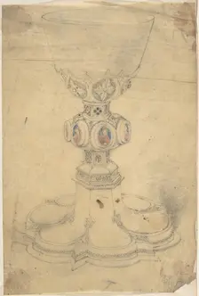 Chalice with Enamel Ornament, second half 19th century. Creator: Anon