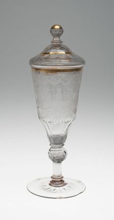 Chalice with Twelve Apostles, Schleswig, c. 1740. Creator: Unknown