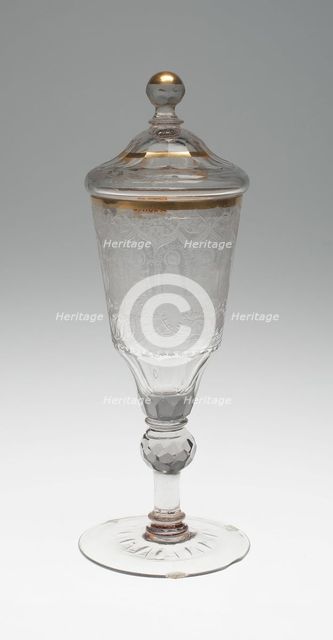 Chalice with Twelve Apostles, Schleswig, c. 1740. Creator: Unknown.