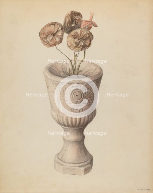 Chalice, c. 1937. Creator: Mina Lowry.