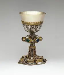 Chalice, Central European, mid-15th century. Creator: Unknown